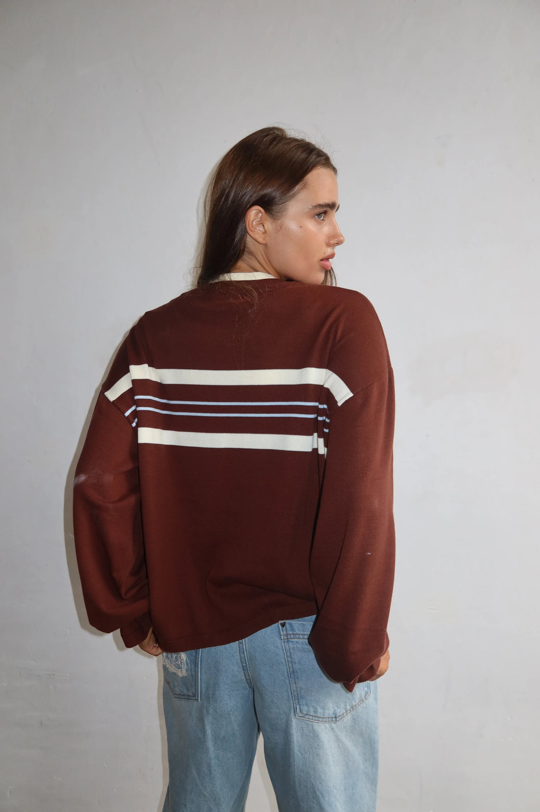 Smith Knit Sweater Brown