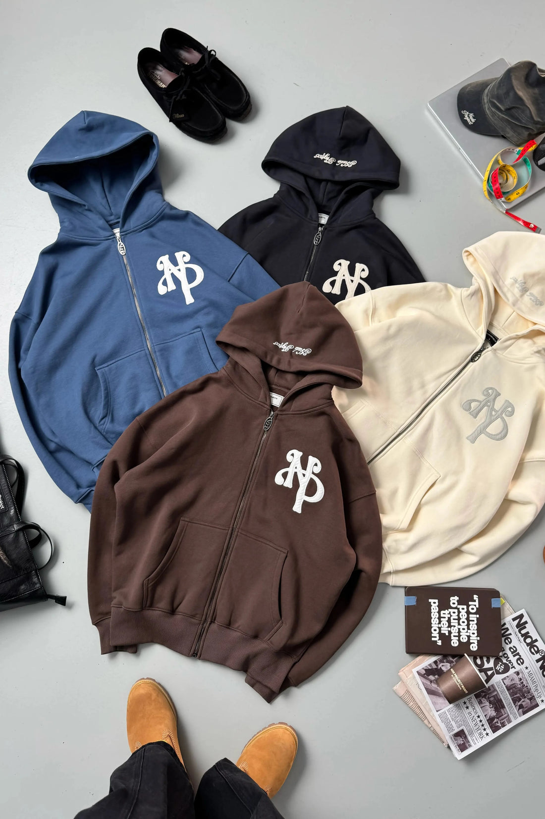 Kill Bill Zip-Up Hoodie Ash