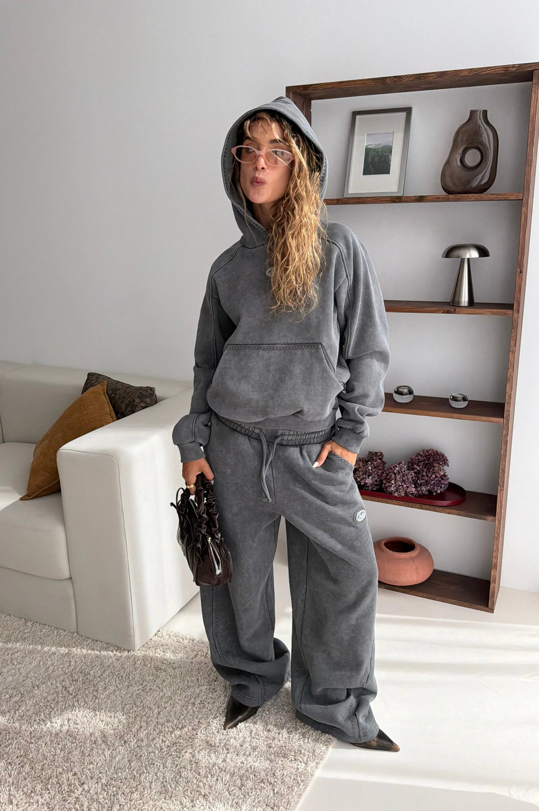 Solid Hoodie Ash