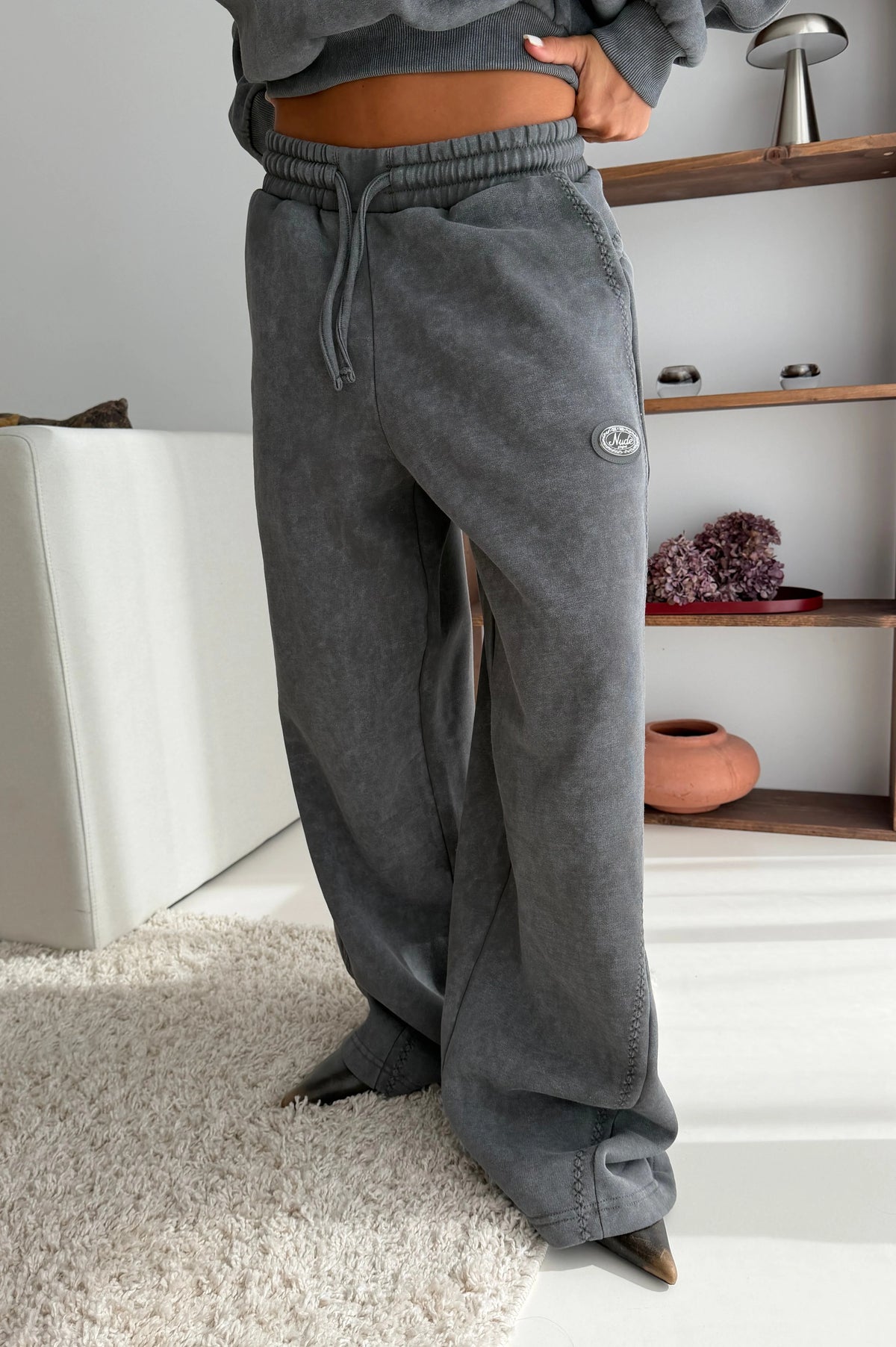 Solid Sweatpants Ash