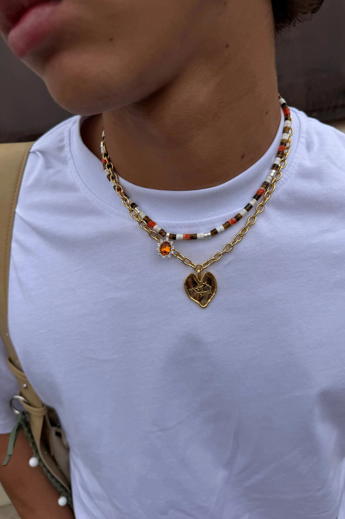 Famara Necklace Orange