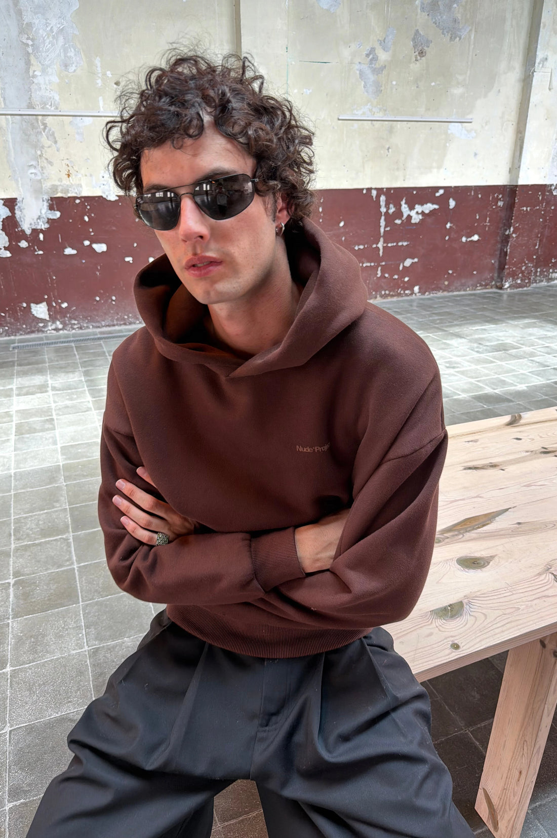 Origins Hoodie Brown