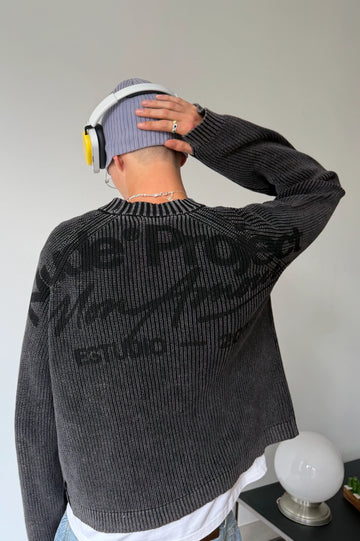 Soju Knit Sweater Ash