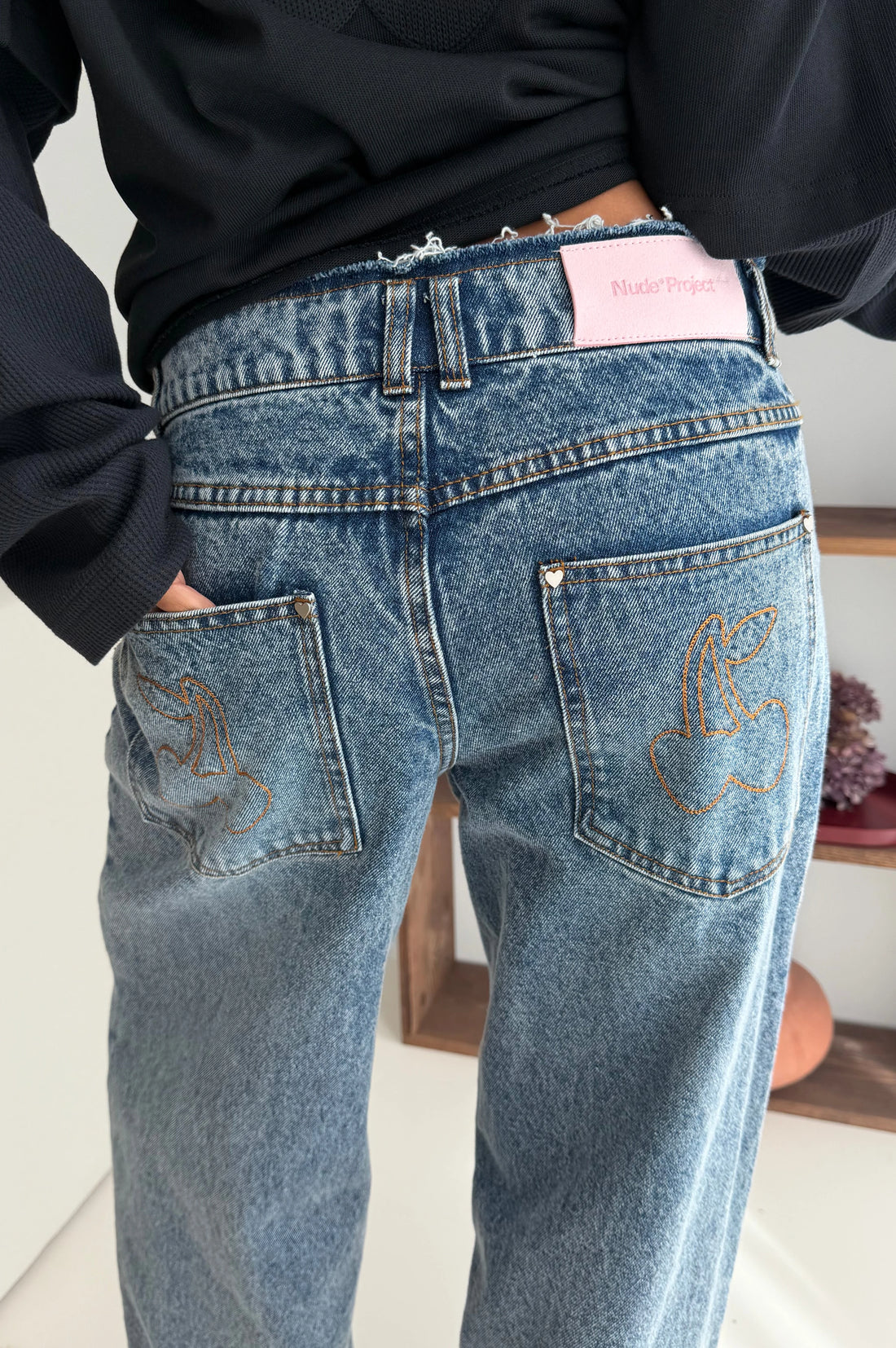 Old Baggy Jeans Washed Indigo