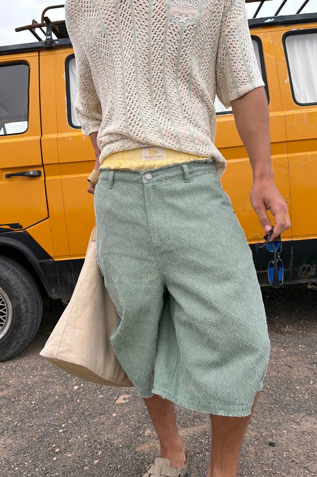 Raw Edge Denim Jorts