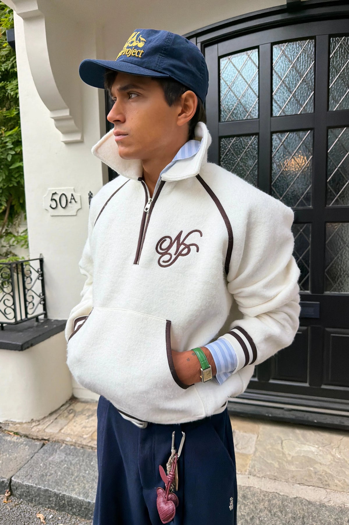 Teddy Quarter-Zip Marshmallow