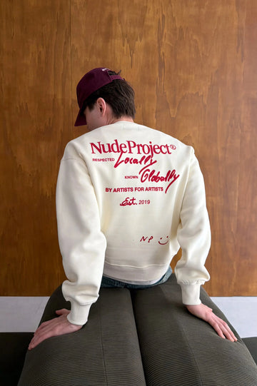 Global Soon Sweatshirt Marshmallow