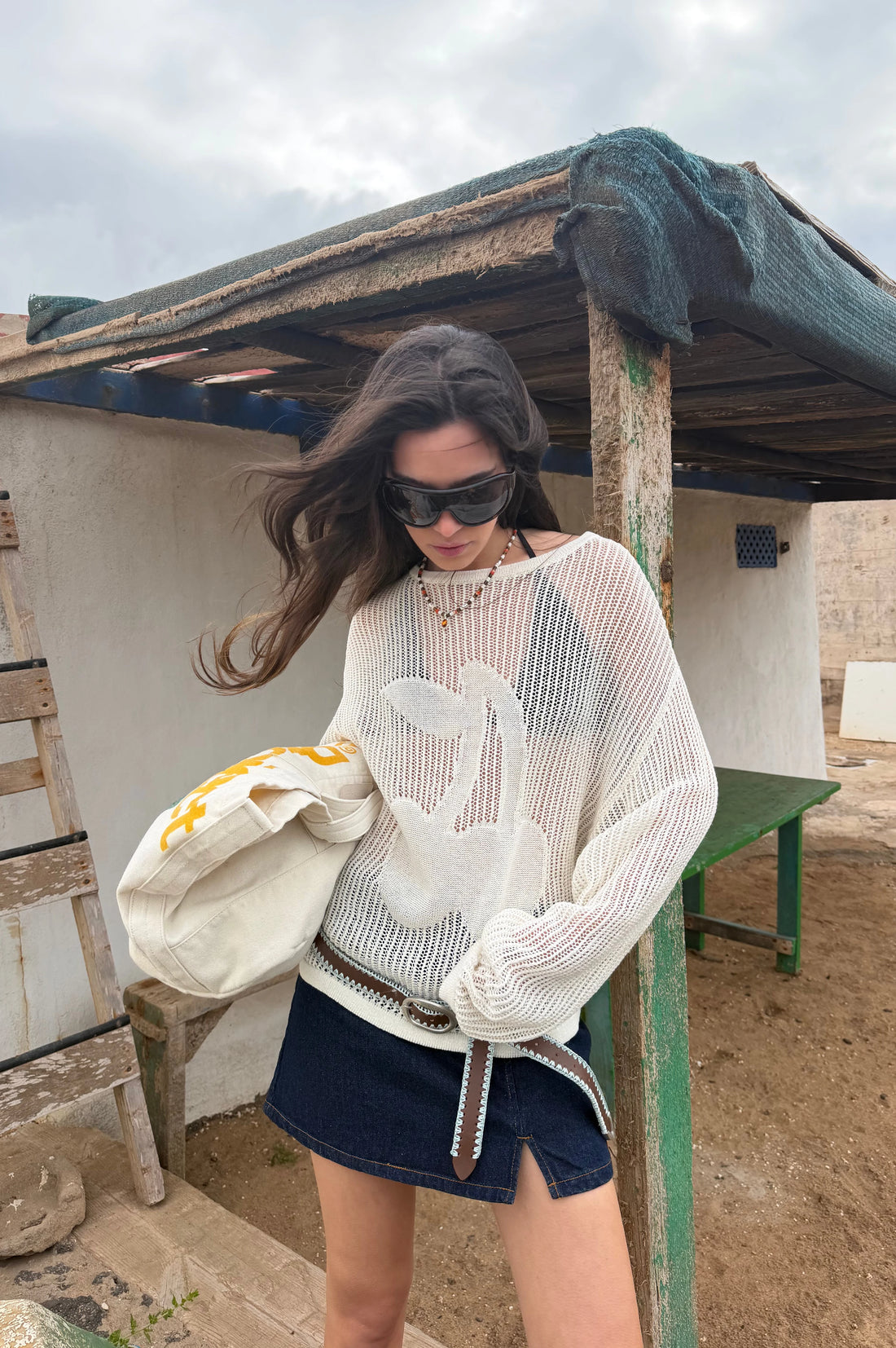 Cerise Knit Sweater