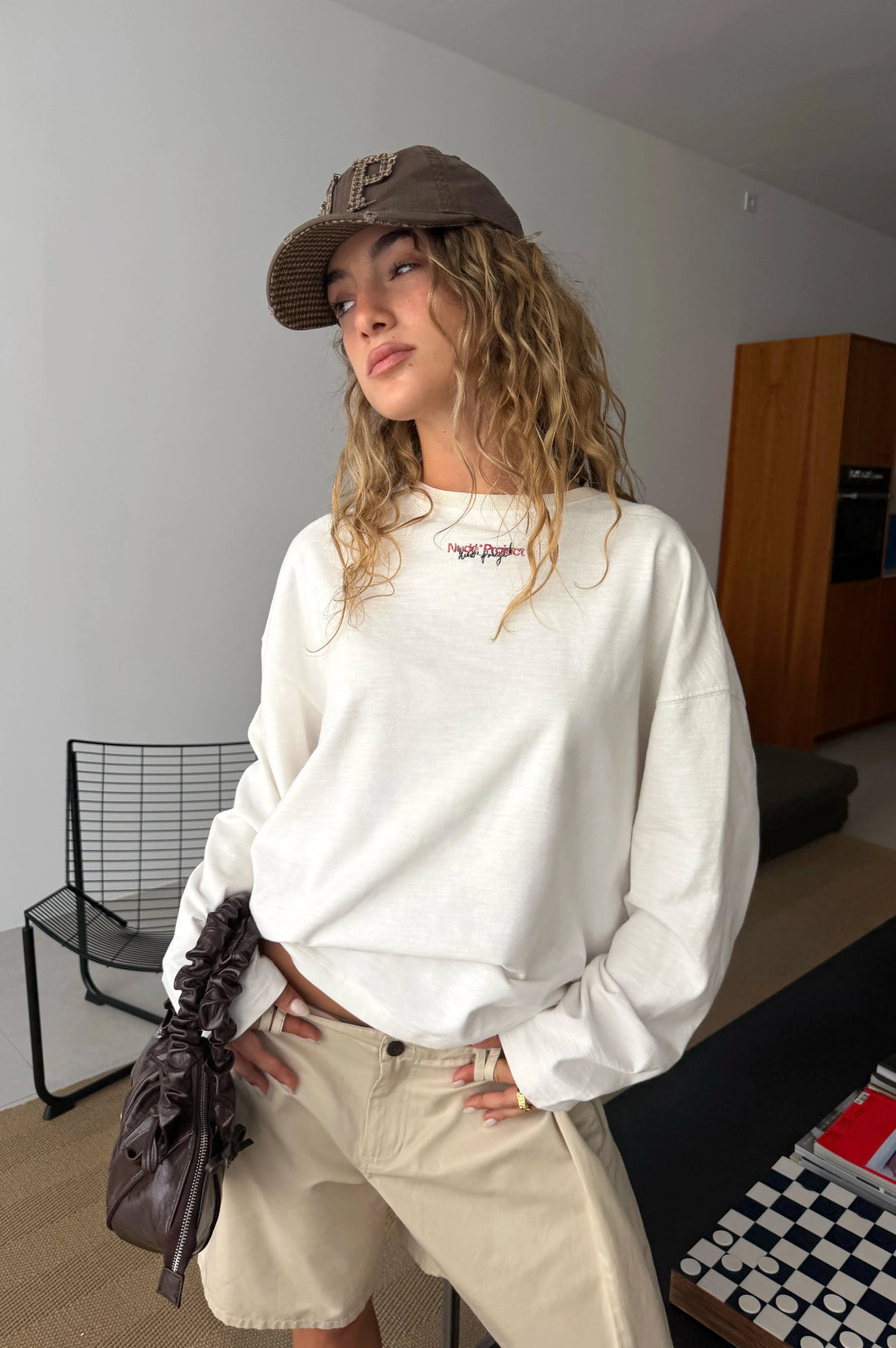 Ego Long-Sleeve Tee Marshmallow