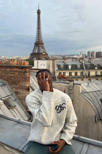 Le Marais Knit Sweater Grey Melange