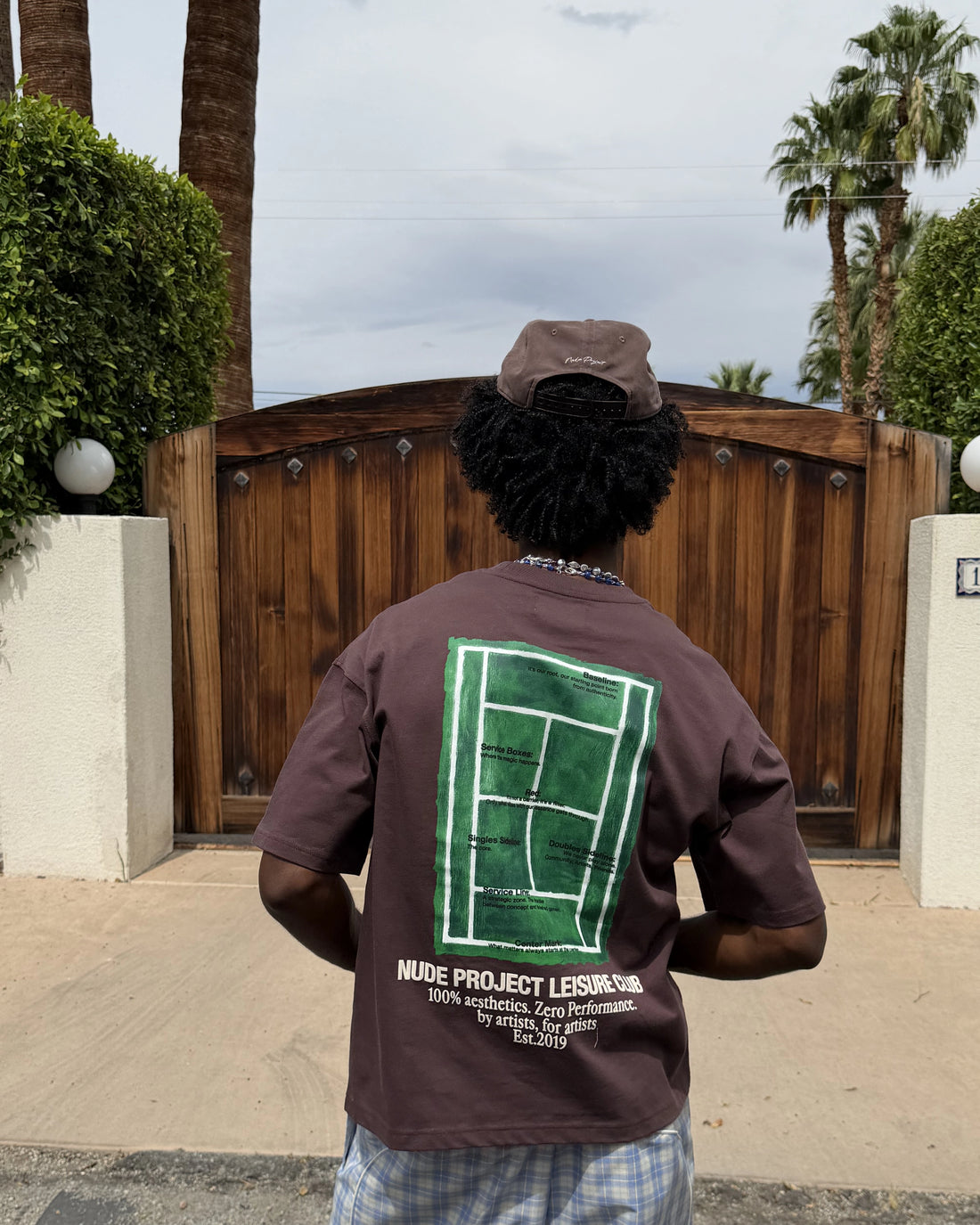 Court Tee Brown