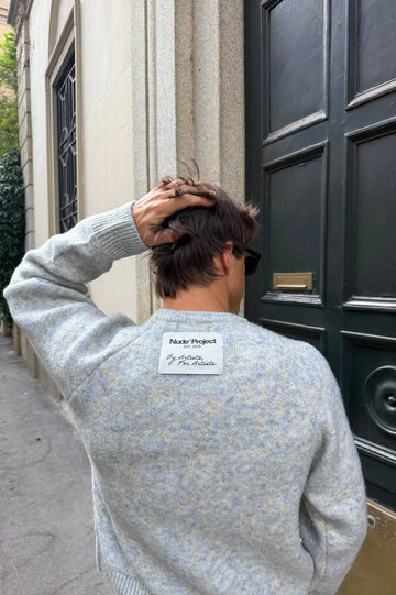 Le Marais Knit Sweater Grey Melange