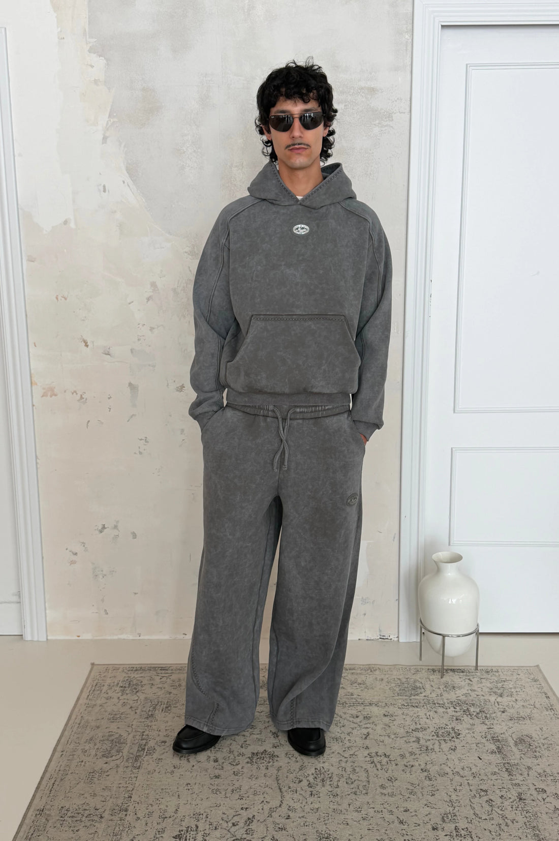 Solid Sweatpants Ash