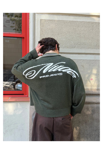 The Consultant Quarter-Zip Knit Green