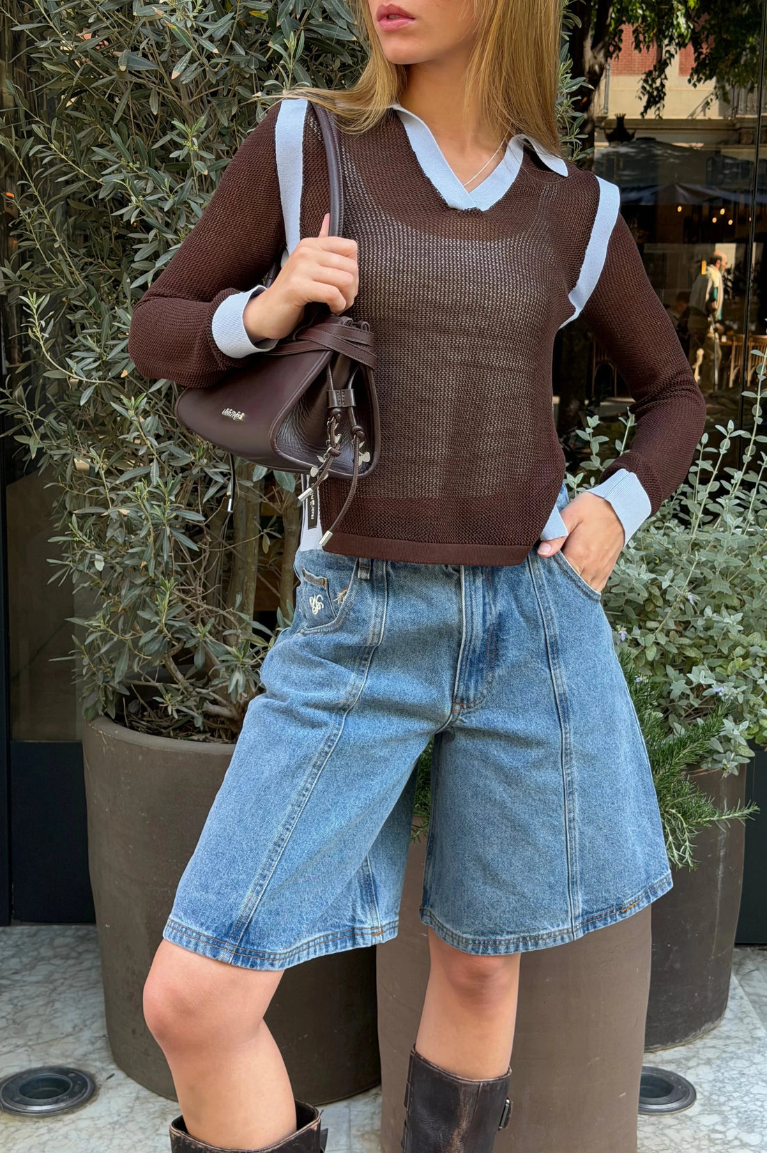 Denim Jorts Blue
