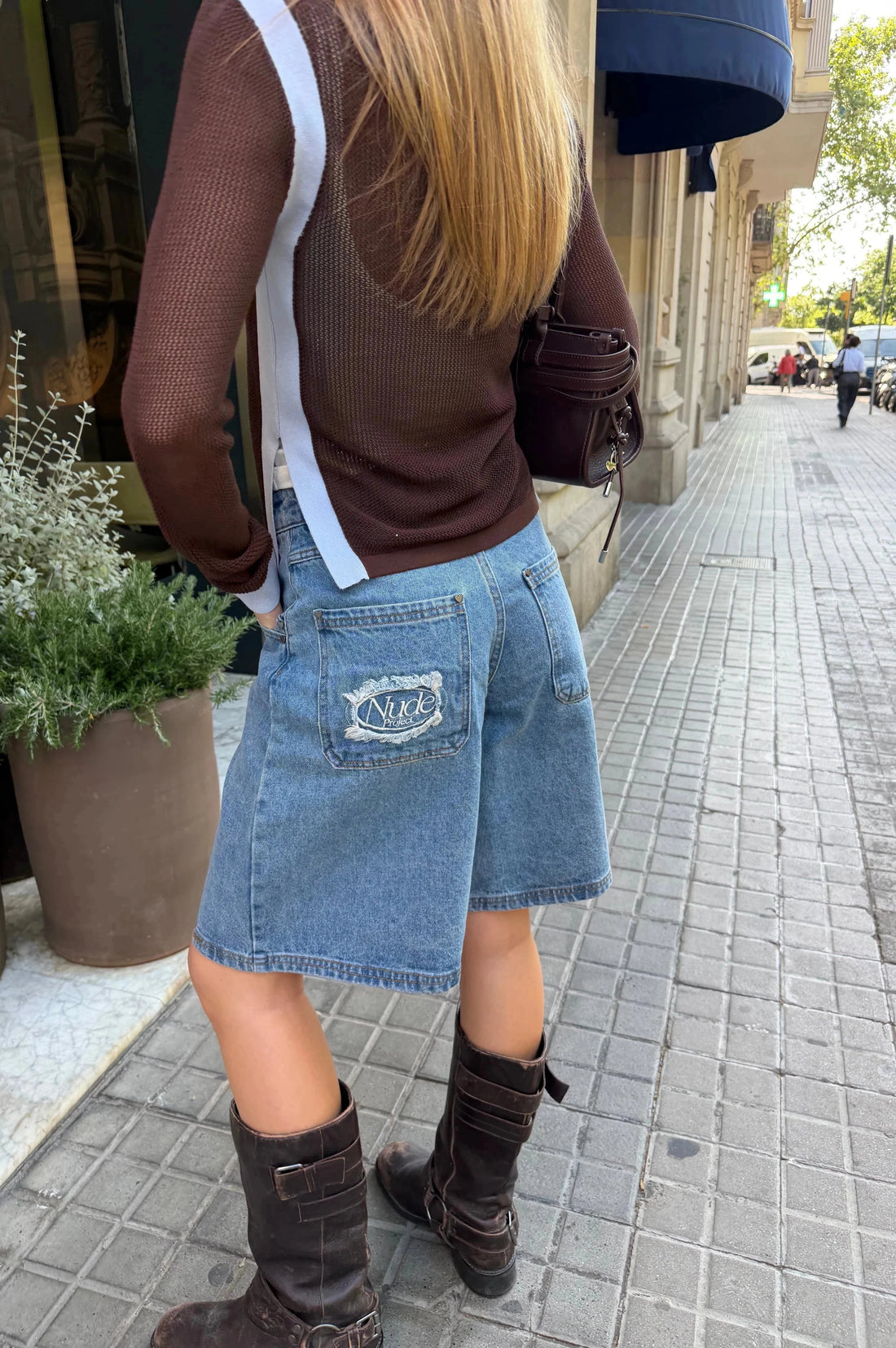 Denim Jorts Blue