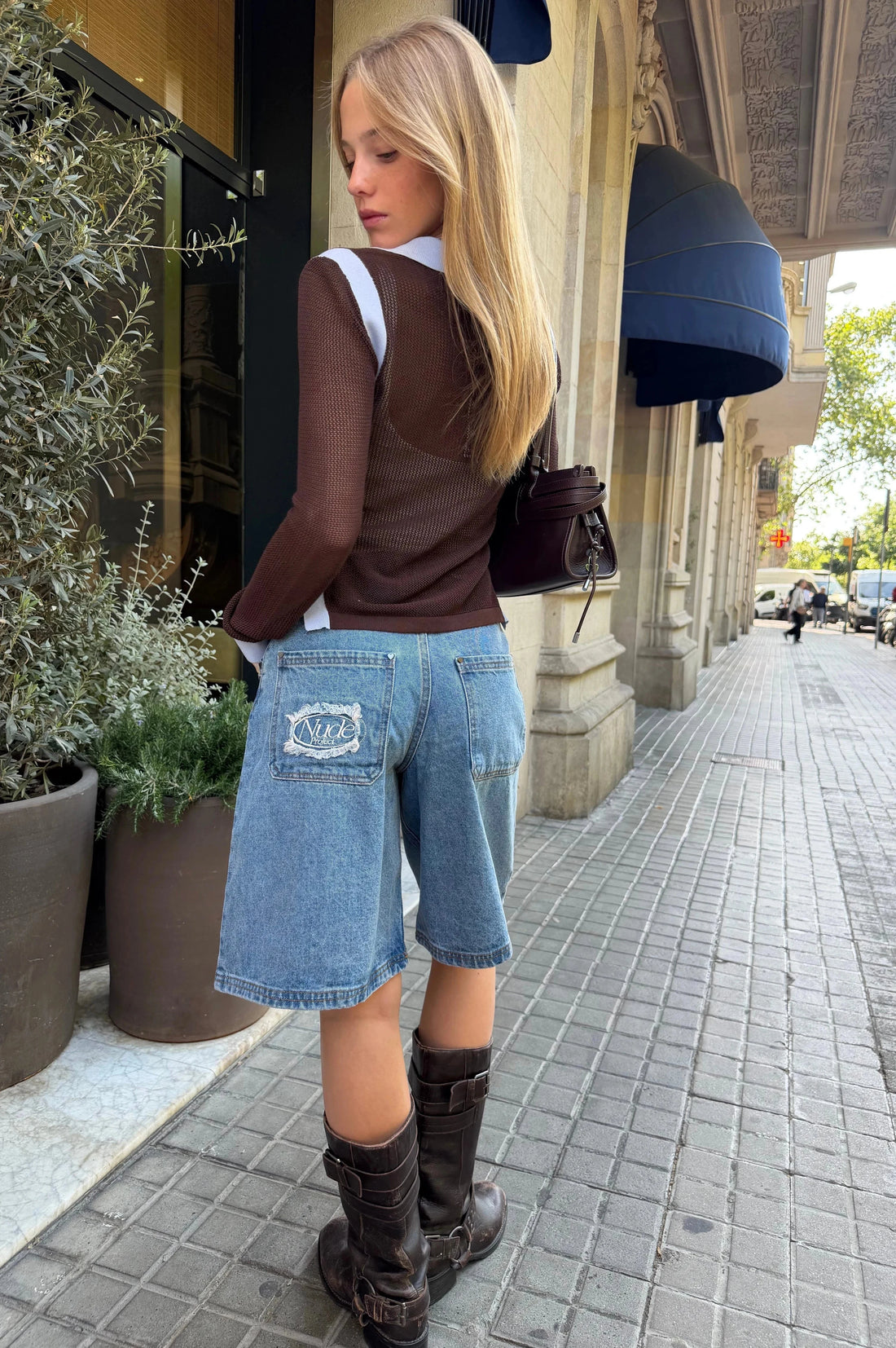 Denim Jorts Blue