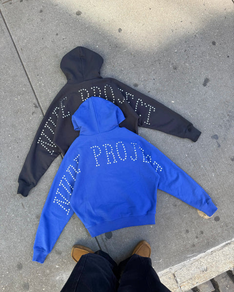 Lights Zip-Up Hoodie Black – Nude Project