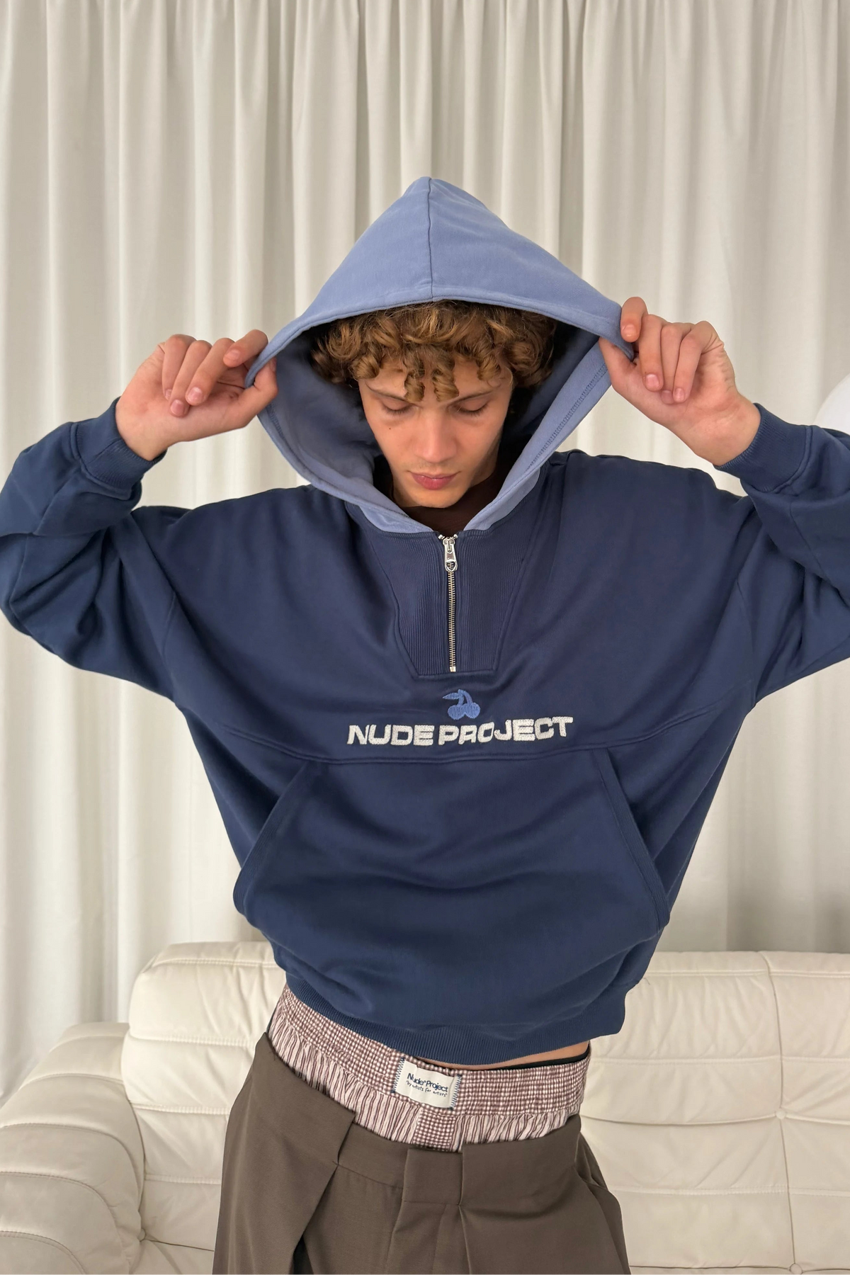 Jinju Hoodie Navy