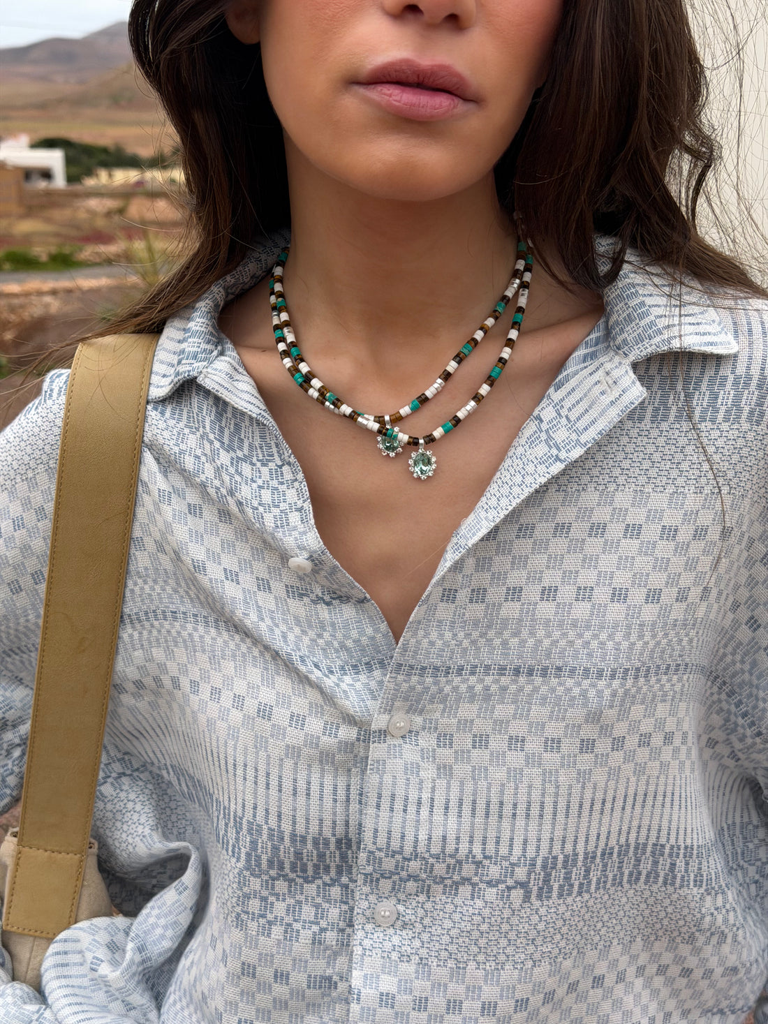 Famara Necklace Blue