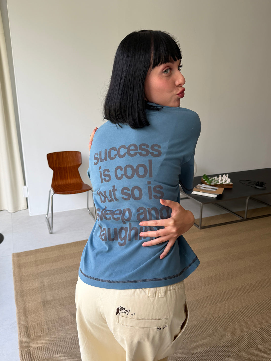 Success Tee Blue