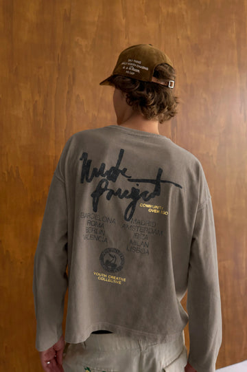 Ego Long-Sleeve Tee Ash