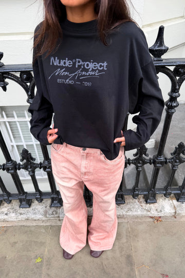 Mon Amour Long-Sleeve Tee Ash