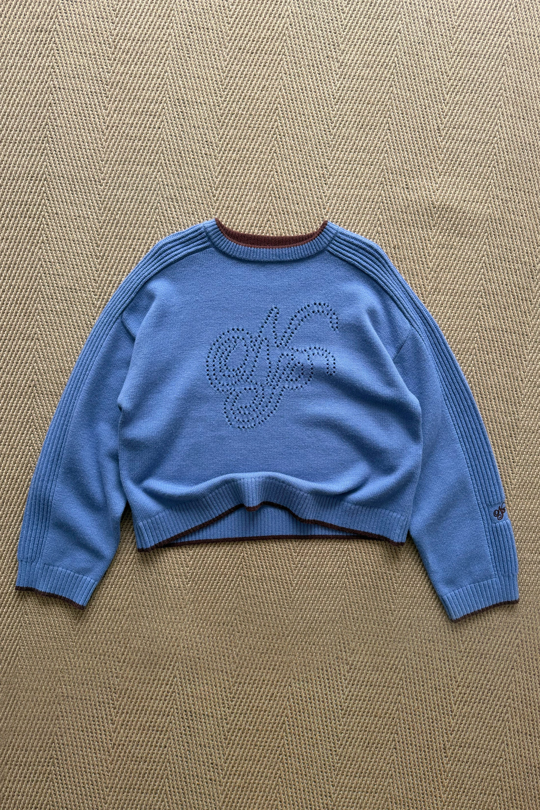 The Employee of the Month Knit Sweater Blue