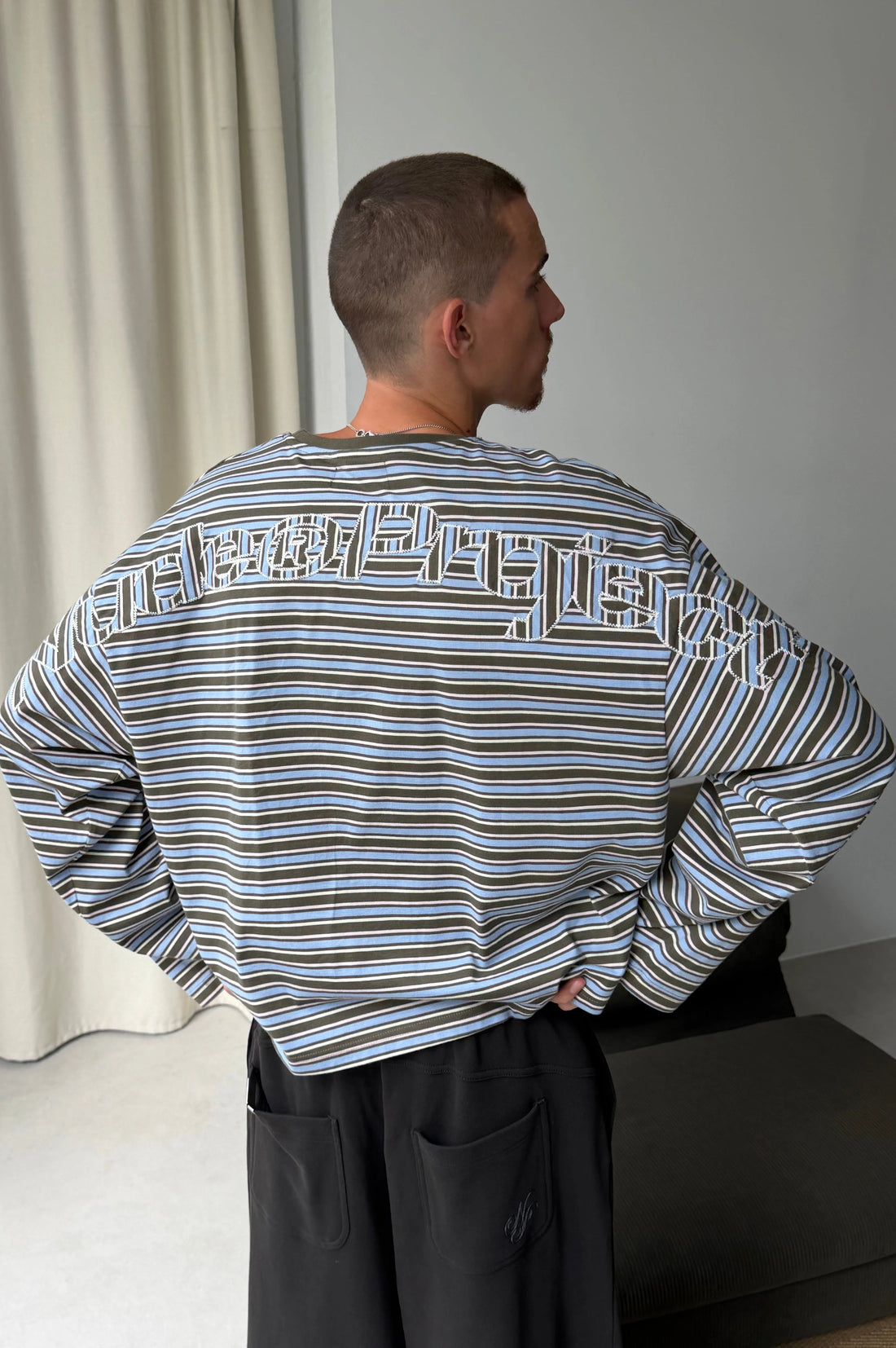 The Networking Long-Sleeve Tee Light Blue