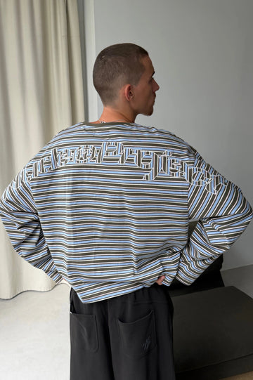The Networking Long-Sleeve Tee Light Blue