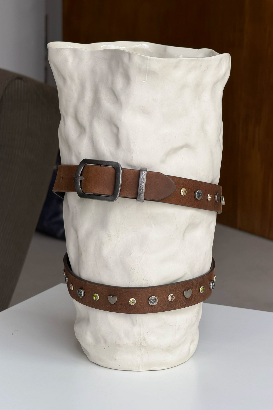 Gem Leather Belt
