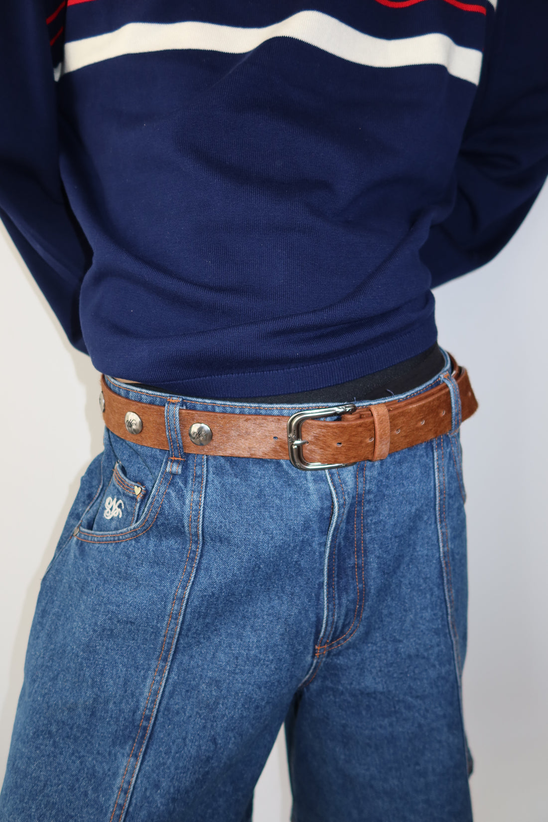 Pony Leather Belt