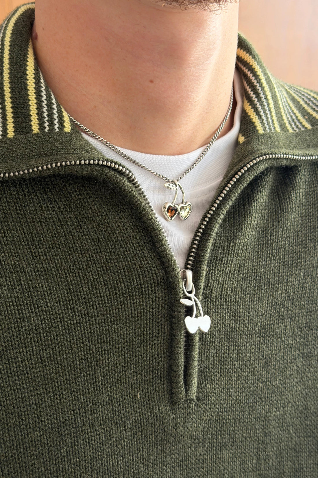 The Consultant Quarter-Zip Knit Green
