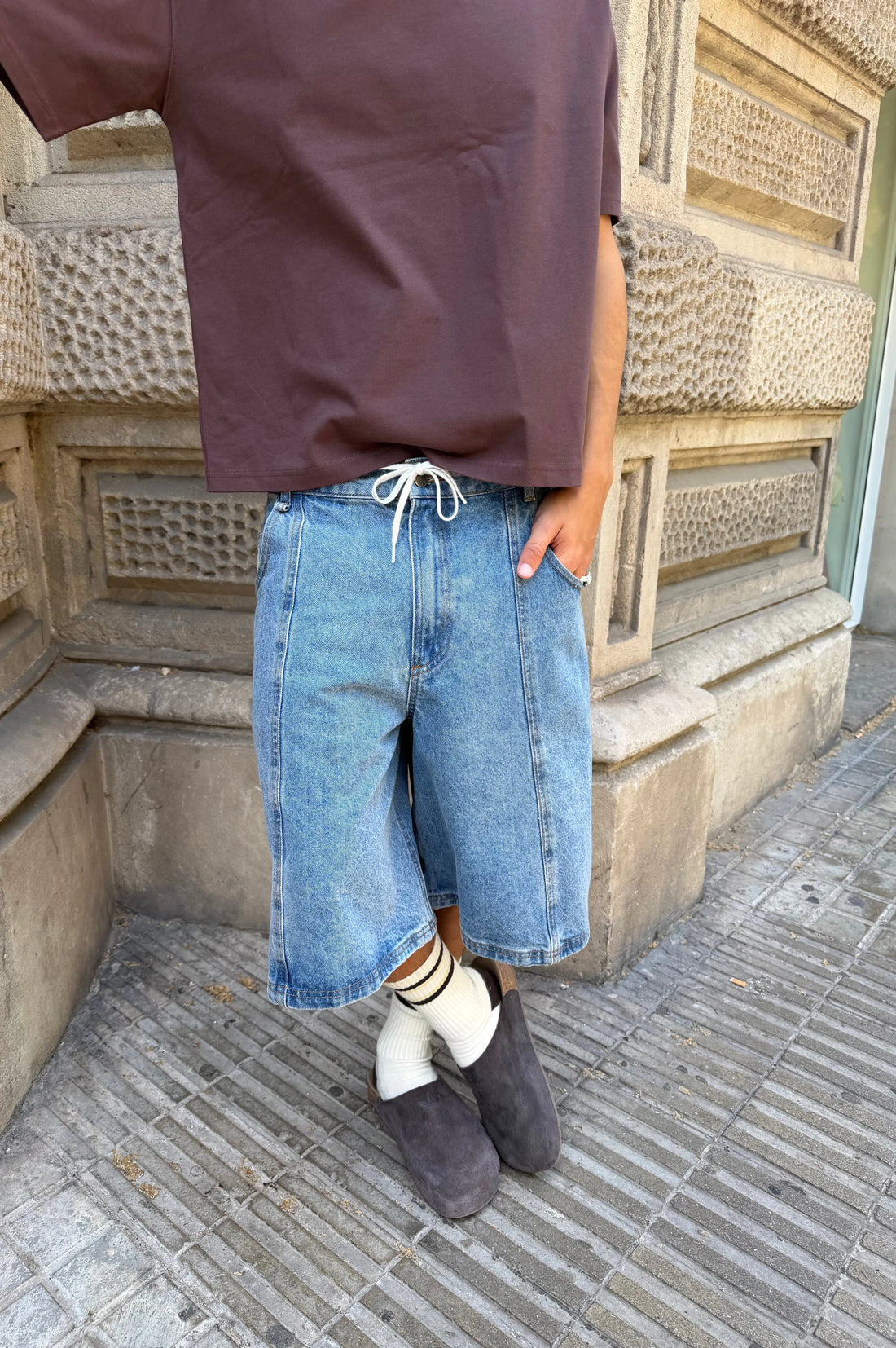 Denim Jorts Blue