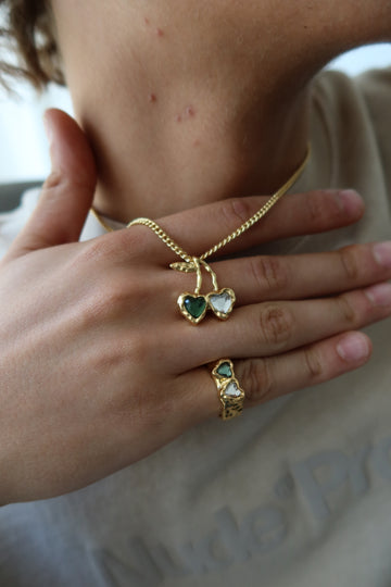 Hearts Ring Gold