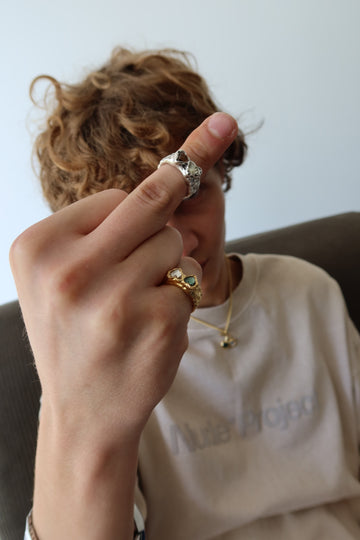 Hearts Ring Silver