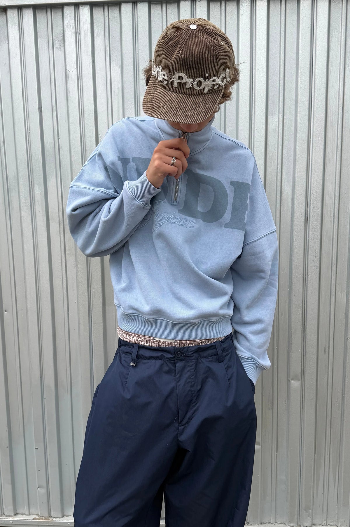 Daegu Quarter-Zip Baby Blue
