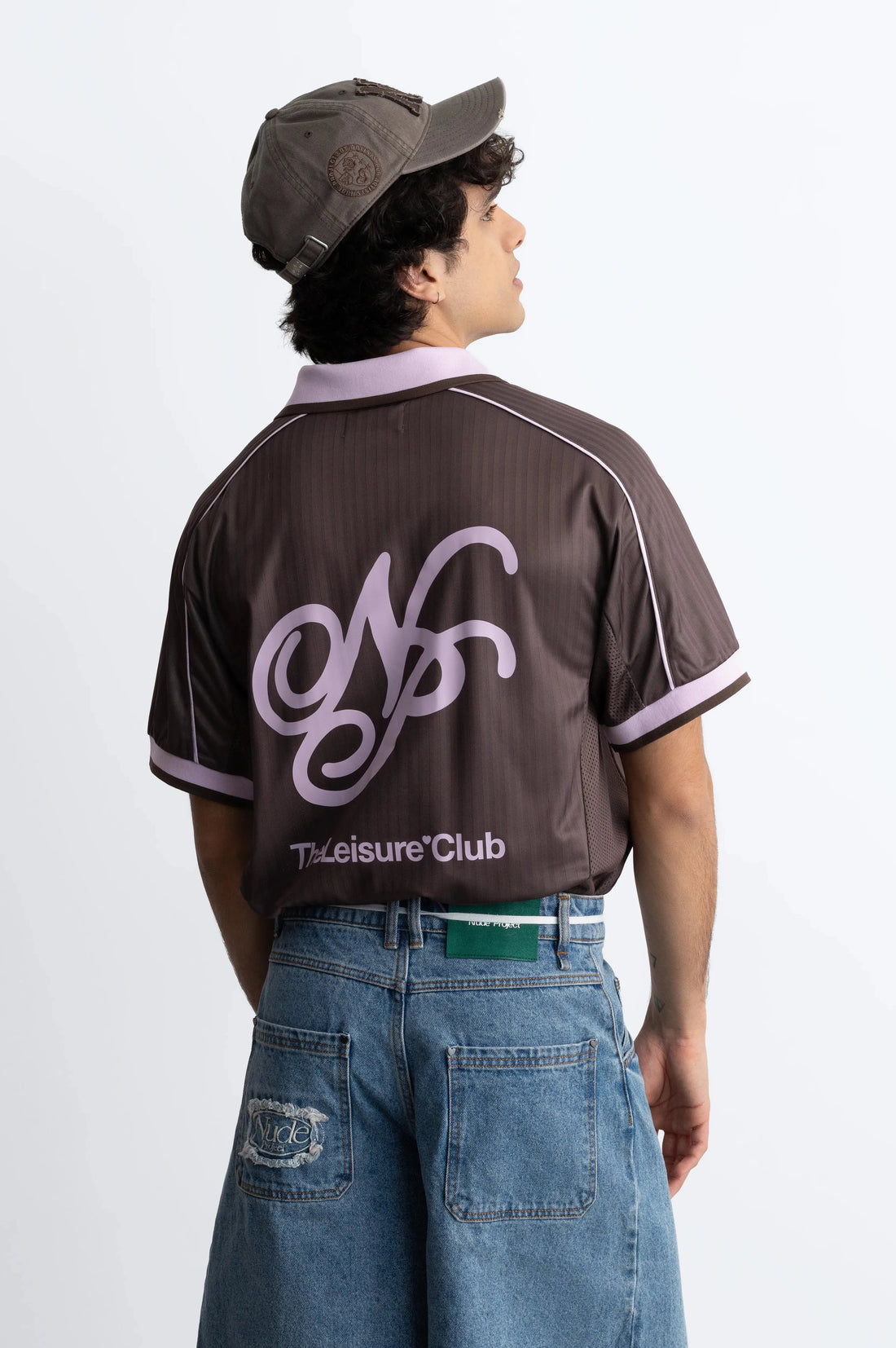 Basic Football Tee Brown