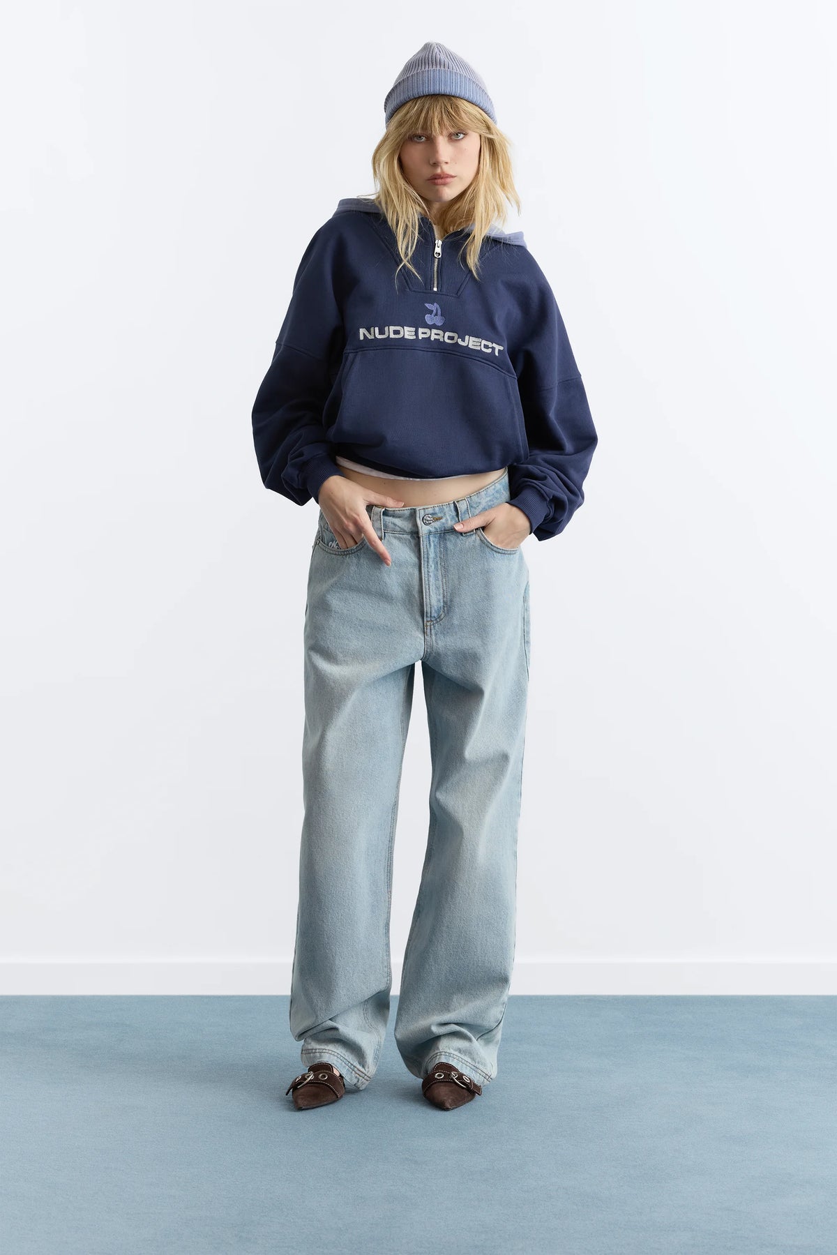 Jinju Hoodie Navy