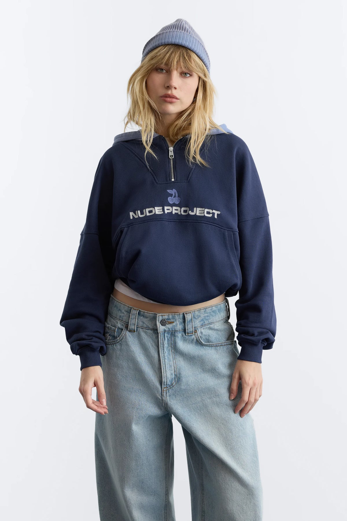 Jinju Hoodie Navy