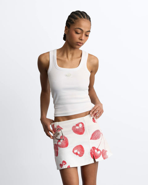 ERIKO KATORI ランジェリータンクトップ sheer gater tank top | ERiKOKATORi
