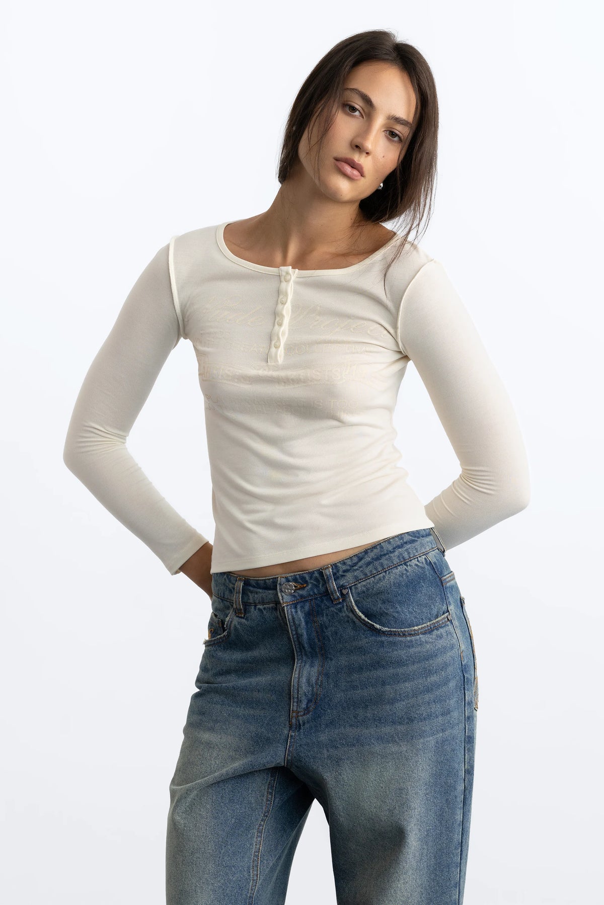 Blur Long-Sleeve Tee