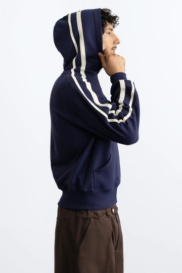 Ying Yang Hoodie Blue