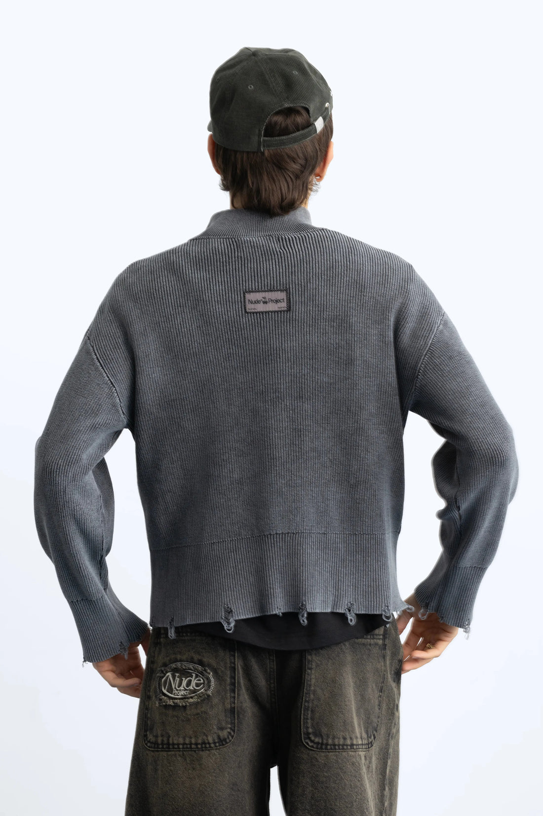 Beast Quarter-Zip Knit Ash