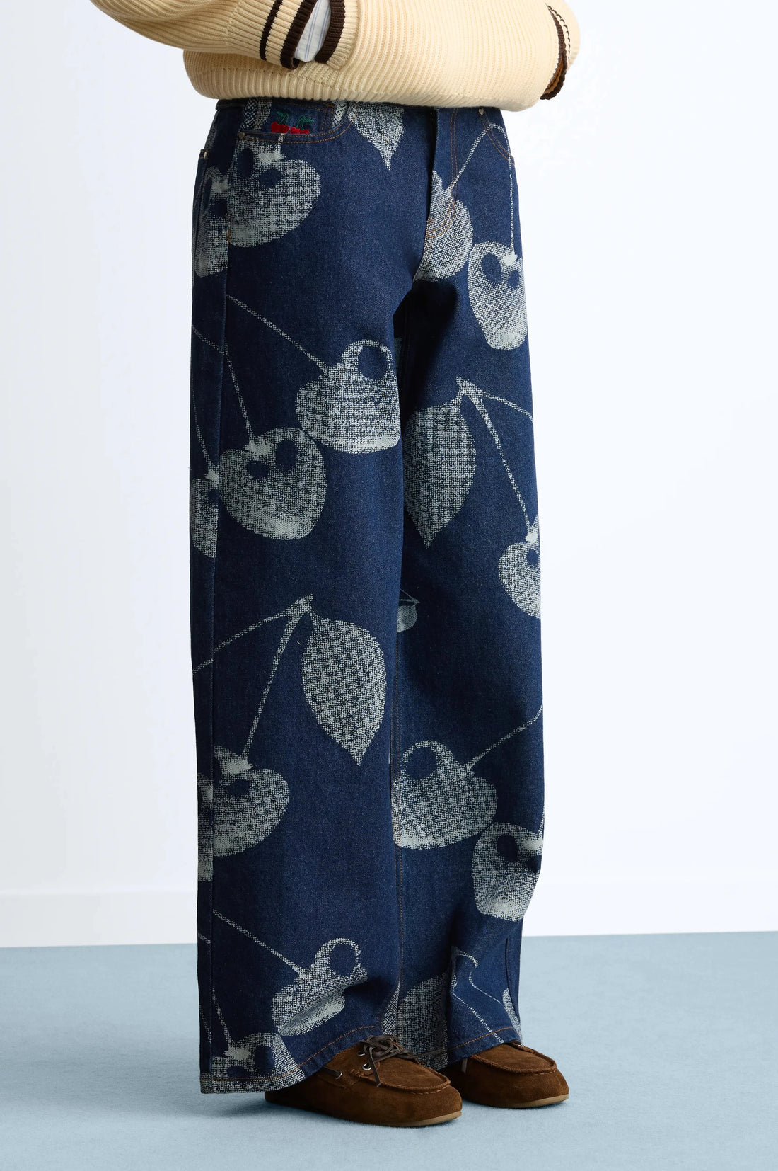 Cherry Old Baggy Woman Jeans