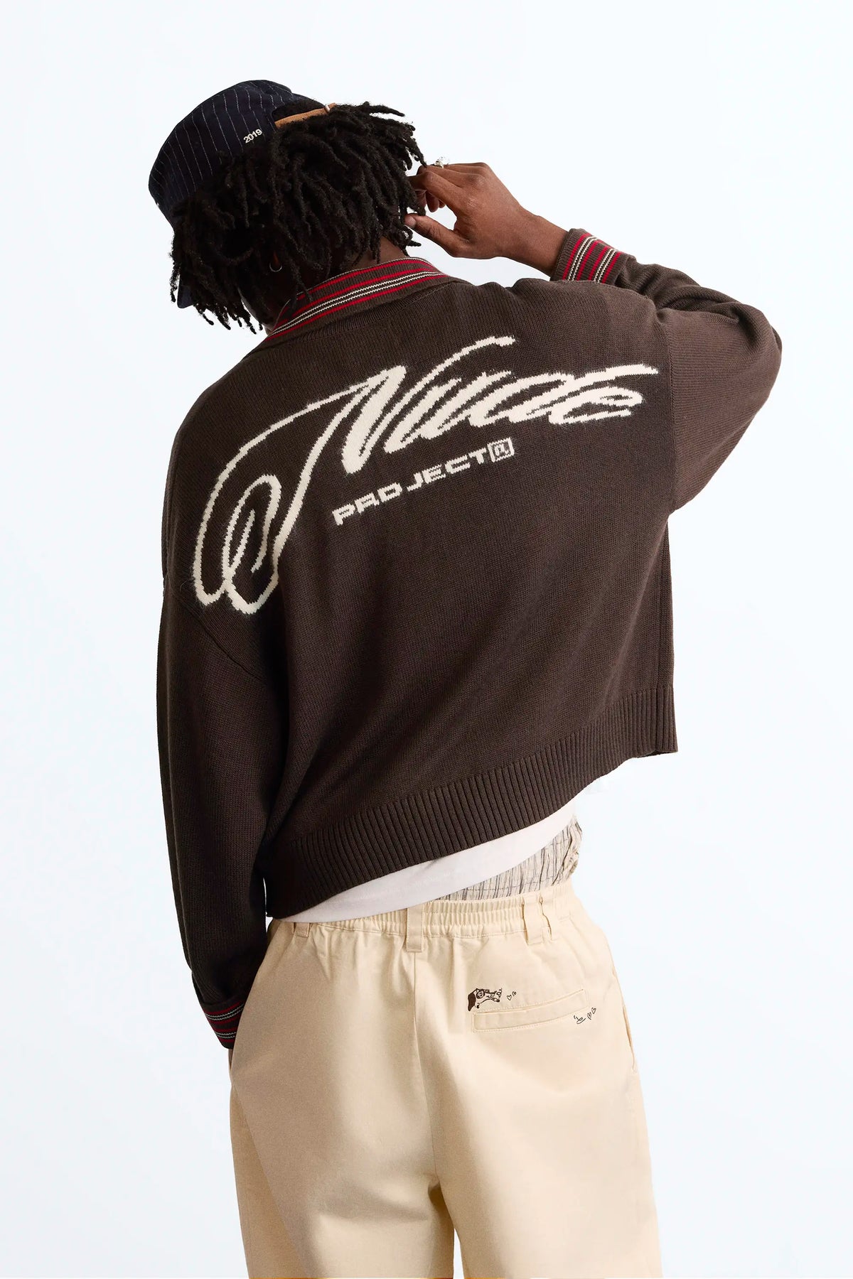The Consultant Quarter-Zip Knit Brown