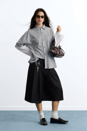 Palier Double Sleeve Shirt Navy