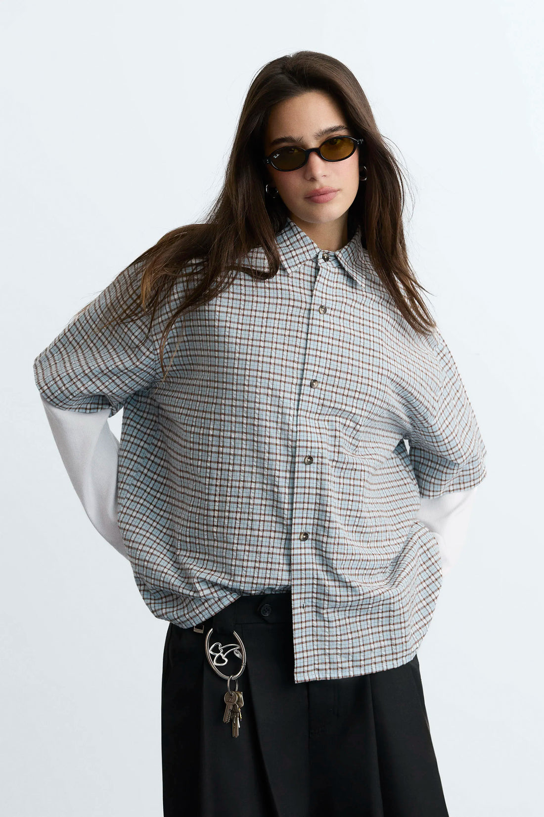 Palier Double Sleeve Shirt Navy