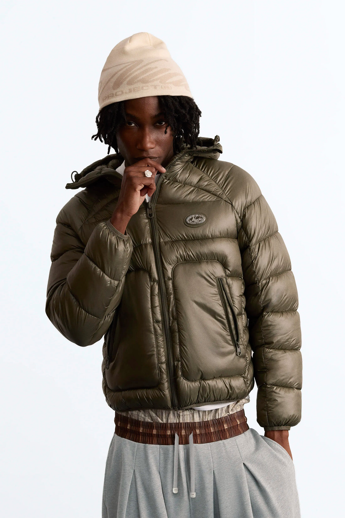 Iconic Puffer Jacket Khaki