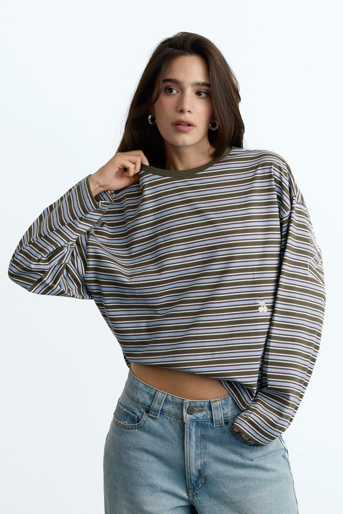 The Networking Long-Sleeve Tee Light Blue